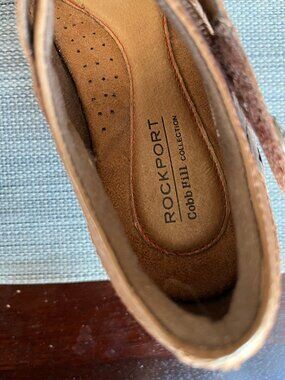 Brown Rockport Mary Jane pumps